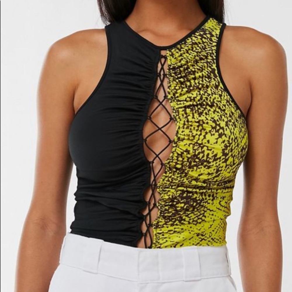 UO Misty Lace-Up Cami
